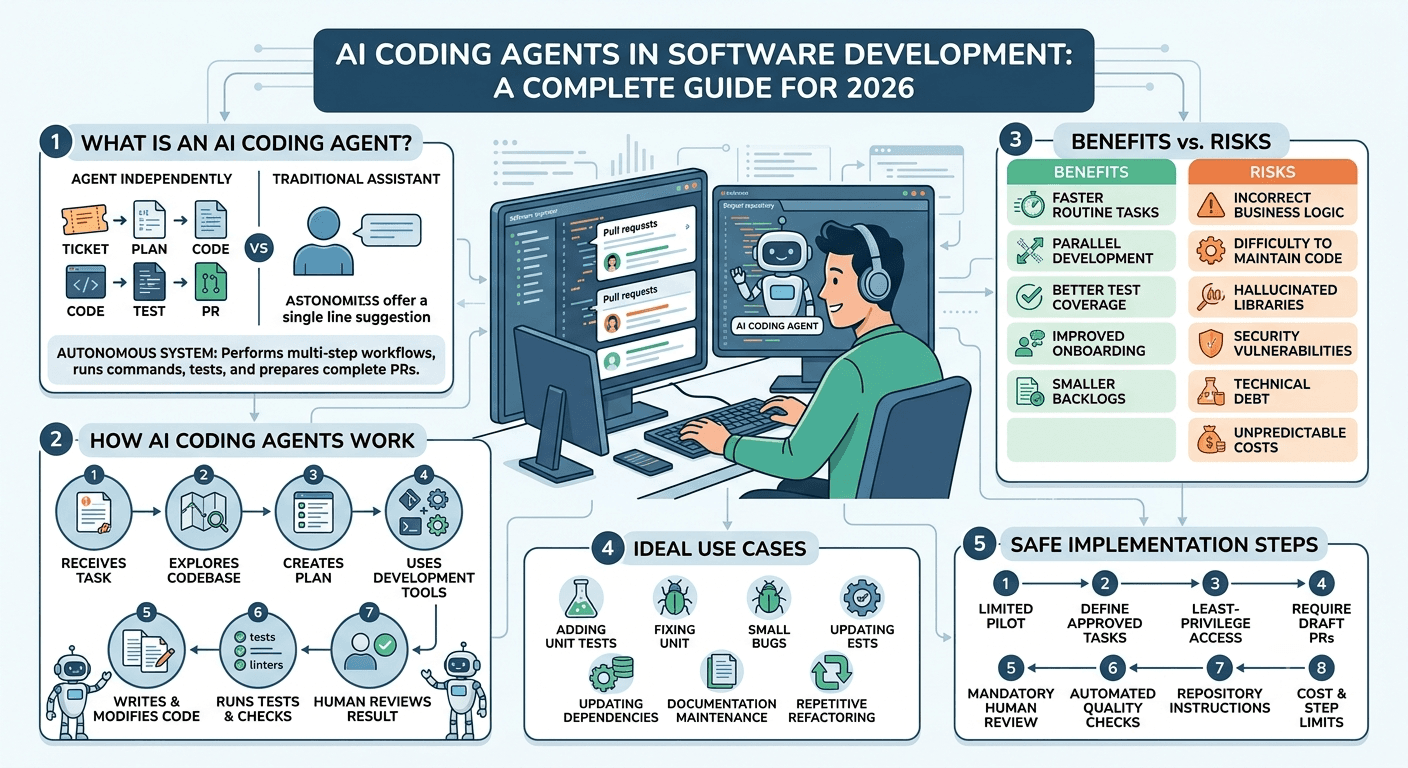 AI Coding Agents in 2026: Benefits, Costs and Risks